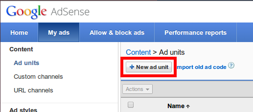 Skapa annons adsense