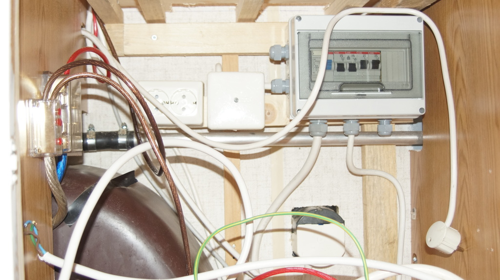 Mycket kablar och grejer blir det.