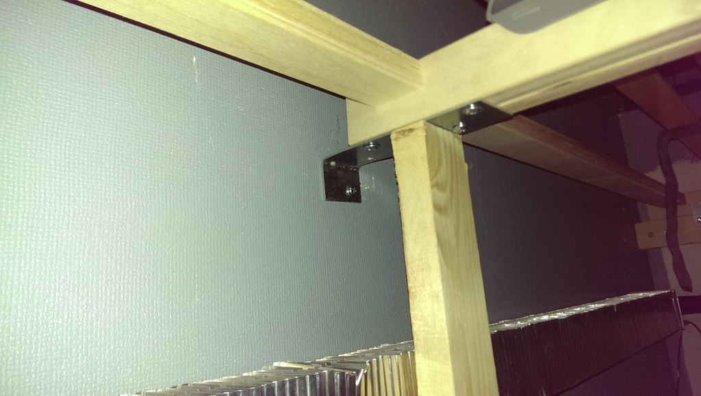 regeln mot väggen i mitten av sängen på höger sidan