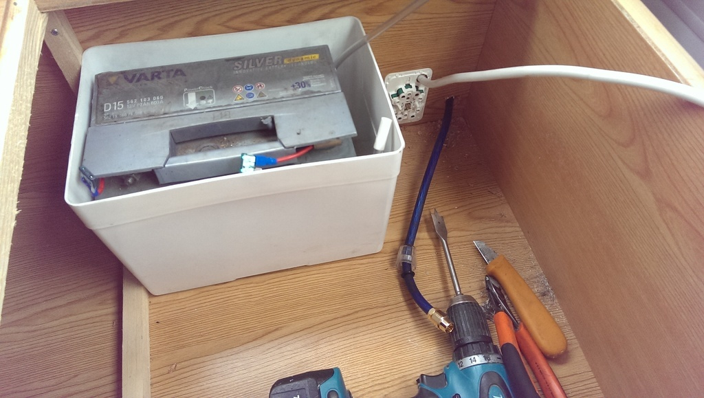 Batteriet snart inkopplat