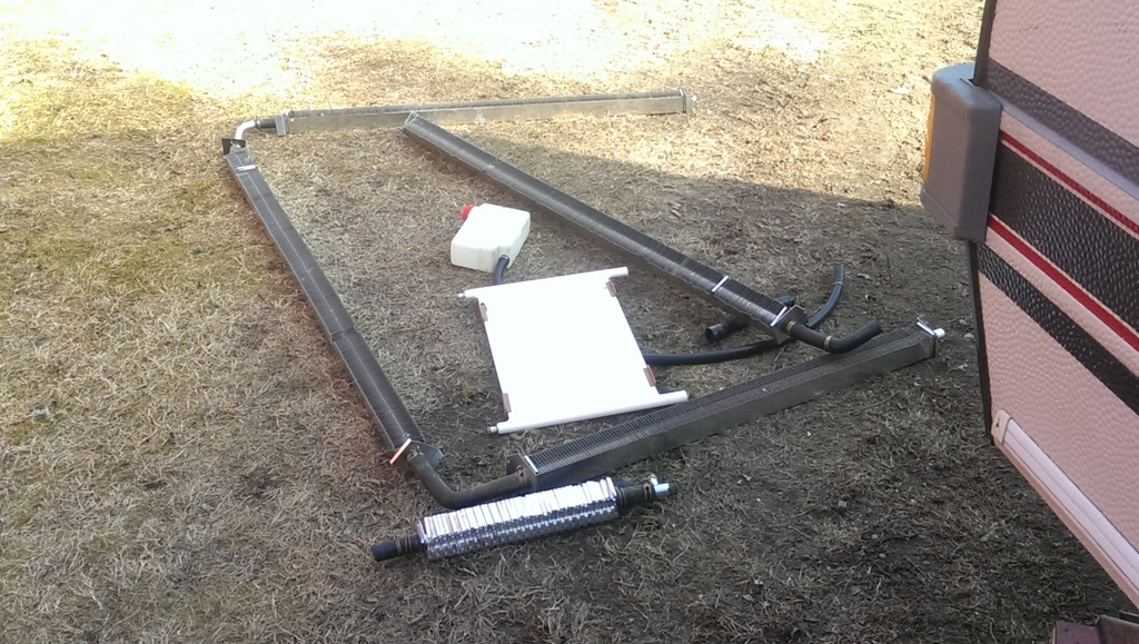 Till slut var iaf hela värmeanläggningen ute och kunde rengöras