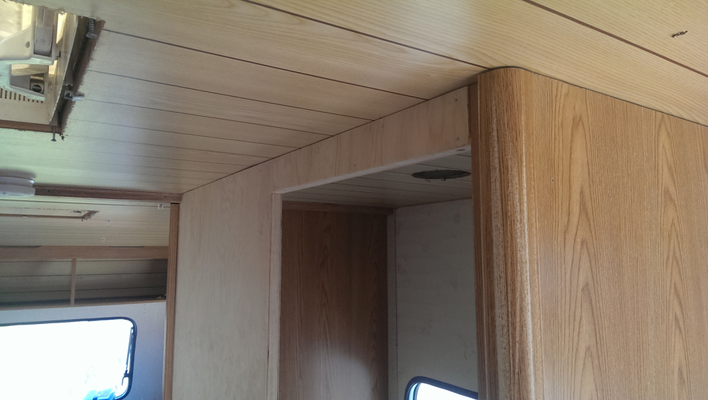 nya väggen monterad