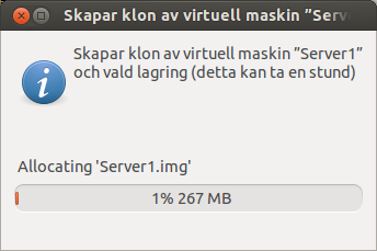 Vänta tills kopieringen är klar.